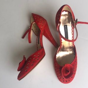 MARC JACOBS | vintage inspired red stiletto 6.5